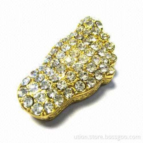 Jewelry Flash Memory Stick with Up to 32GB Memory Capacity, Free Sample and Package